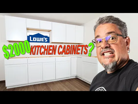 Download MP3 Lowe's Budget Off-The-Shelf Kitchen Cabinet Install \u0026 Review. DIY Diamond Now Cabs for around $2K?!