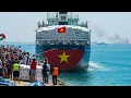 Download Lagu LHQ Bỏ Cuộc: Tàu Việt Đâm Xuyên ‘Vùng Chết’ — 100.000 Tấn Gạo Cập Bến Gaza, Cả Dải Reo Mừng!