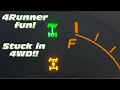 4th Gen 2007 Toyota 4Runner stuck in 4WD Lights flashing