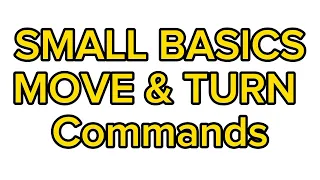 Small Basics Move Turn Commands