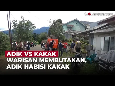 Warga Sukabumi Geger! Seorang Adik Hilangkan Nyawa Kakak dengan Sajam