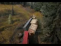 SnowRunner Missing Machinery Fall down How to turn over - Black River Michigan 4K