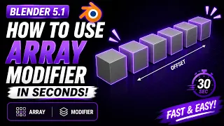 How to Use the Array Modifier in Blender 5 1 Beginner Tutorial