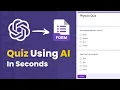 Create Quiz Questions with AI in Google Forms MagicForm Tutorial
