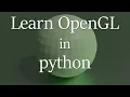 OpenGL in python e20 - instancing