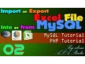 Import or Export Excel File into or from MySQL 2 Create Validation of CSV File Excel PHP Tutorial