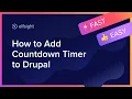 How to Embed Countdown Timer Module on Drupal