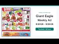 Giant Eagle Weekly Ad 26 - 26 Best Deals