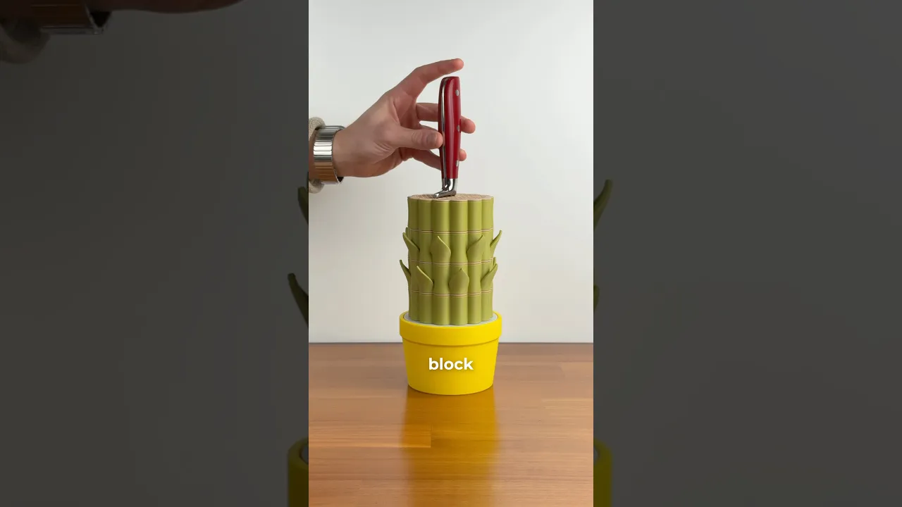 Bamblock, kitchen knife block. video thumbnail