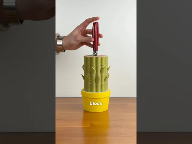 Bamblock, kitchen knife block. video thumbnail