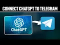 How To Connect ChatGPT To Telegram Bot Full Tutorial