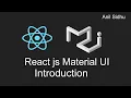 Reactjs material ui tutorial Introduction