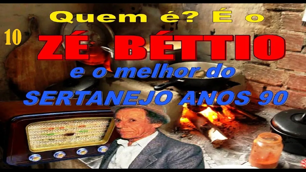 Programa É o ZÉ BÉTTIO e o melhor do SERTANEJO anos 90 (Vol 10)   By Marcos- Sucessos que marcaram.