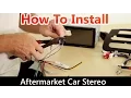 How to Install an Aftermarket Car Stereo Wiring Harness and Dash Kit