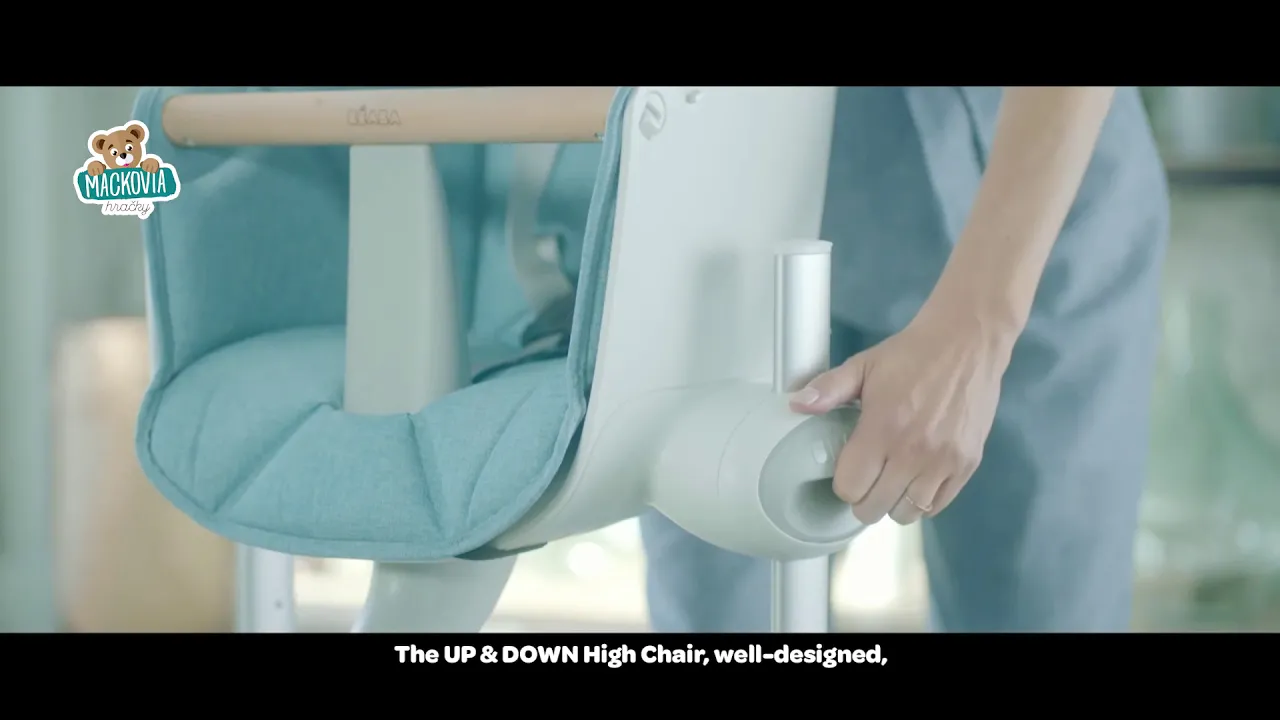 Jedálenské stoličky - Jedálenská stolička z dreva Up & Down High Chair Beaba - 5