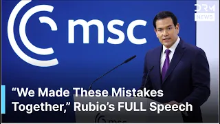 FULL SPEECH: Marco Rubio Declares “Europe Must Survive” at Munich Security Conference | AC1G