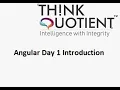 ThinkQuotient Pre Placement Kit Angular Introduction