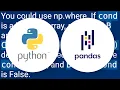 Compare two columns using pandas
