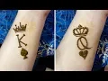 Stylish Couple Tattoo Mehndi Design King and Queen Tattoo Mehndi Design Mehndi Designs