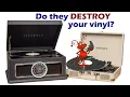 Download Lagu Does a Crosley or Victrola DESTROY your vinyl? #vinyl #shorts
