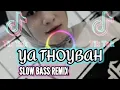 Download Lagu DJ - Ya Thoybah - Viral TikTok fyp - Dalang Ulinnuha - Slow Bass Remix  Sholawat Terbaru 2021