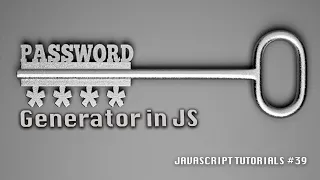 Password Generator in JS JavaScript Tutorials Web Development Tutorials