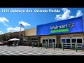 Shopping at Walmart on Goldwyn Ave in Orlando Florida - Store 4160
