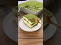 Download Lagu Matcha Tiramisu Recipe #shorts #asmr #food