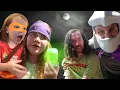 Lagu NiKO \u0026 ADLEY MUTANT NiNJA TURTLES!!  Saving Dad from Shredder! Niko's crazy 6th Birthday pizza party