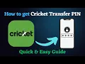 How to Get Cricket Transfer PIN 3 Easy Methods Explained