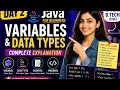 Java Tutorial for Beginners Variables Data Types in Java Day 2 BTech 1st Year