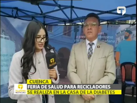 Feria de salud para recicladores se realiza en la casa de la diabetes
