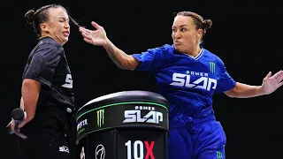 Intense Women s Bantamweight Clash Tai Emery vs Nicole Schaefer Power Slap 11 - Full Match