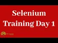 Selenium Training Day 1