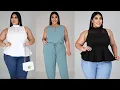 ROPA PARA MUJERES GORDITAS CON BELLOS PANTALONES Y BLUSAS DE MODA PARA GORDITAS