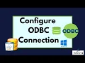 ODBC SQL Connection Setup Windows 10 SQL Server Configuration