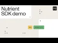 PDF viewer signatures and AI in one SDK - Full walkthrough