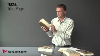AbeBooks Explains the Parts Of A Book