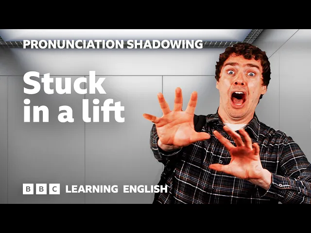 👄 Shadow English pronunciation in a lift with George! Pronunciation Shadowing