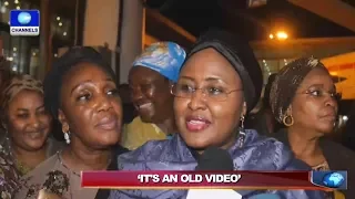 first lady mrs buhari returns to nigeria after a vacation