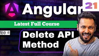 Angular 21 Tutorial in Hindi HTTP DELETE API Integration with Json Server