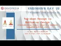 Top-down Design vs Bottom-up Design
