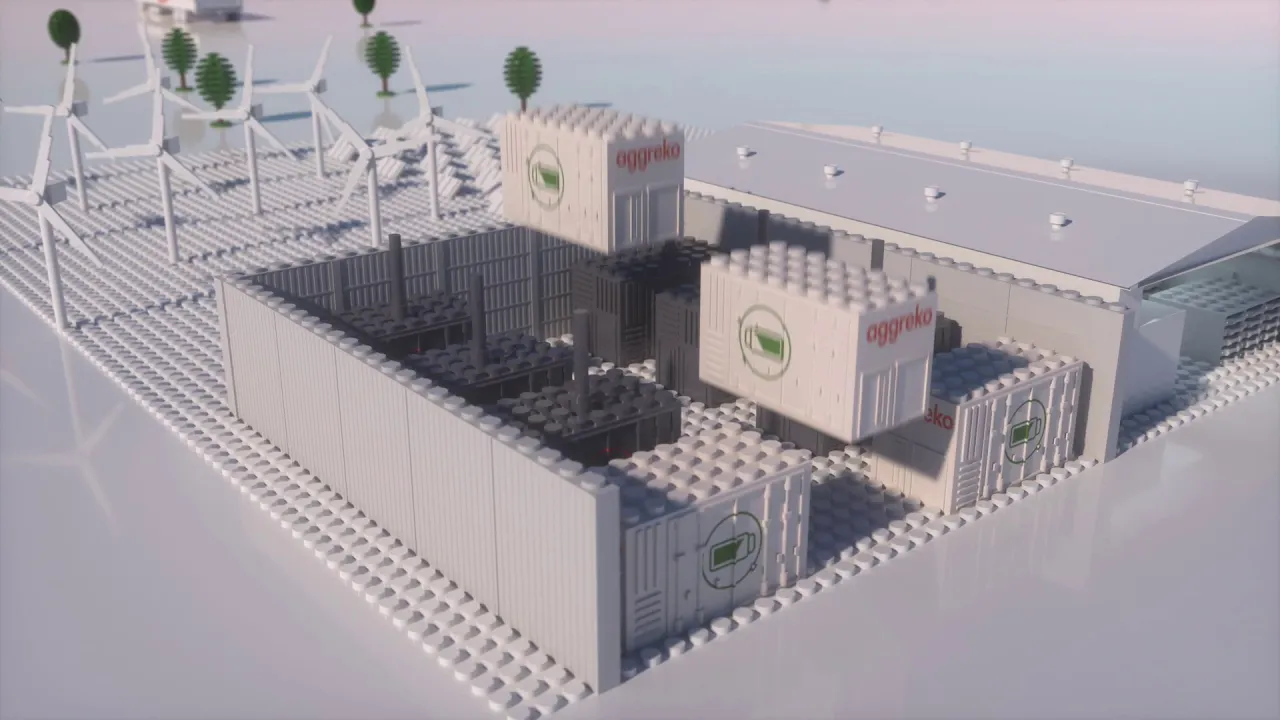 Aggreko 3D assembly animation video