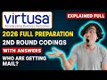 Virtusa Stage 2 Full Questions Answers Oncampus Assessment Test 2027