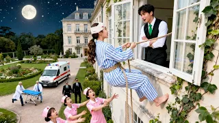 الفتاة المسكينة تظاهرت بالمرض للهروب من الزواج لكن الرئيس اكتشفها ووقع في حبها من النظرة الأولى 