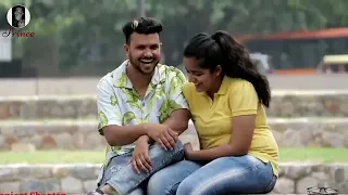 pressing strange girl boobs prank on friend