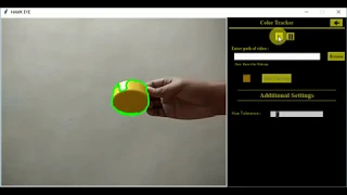 Object Tracking by color Python OpenCV
