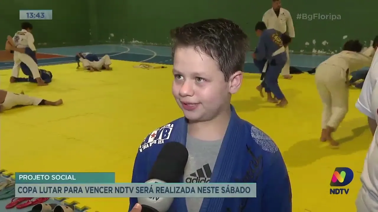 Projeto social promove campeonato de jiu-jitsu em Florianópolis neste sábado