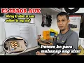Lagu E5 ERROR | AUX | PAANO I-TROUBLESHOOT?