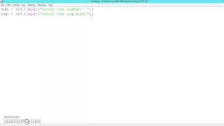 Python Programming Exponential example part 9